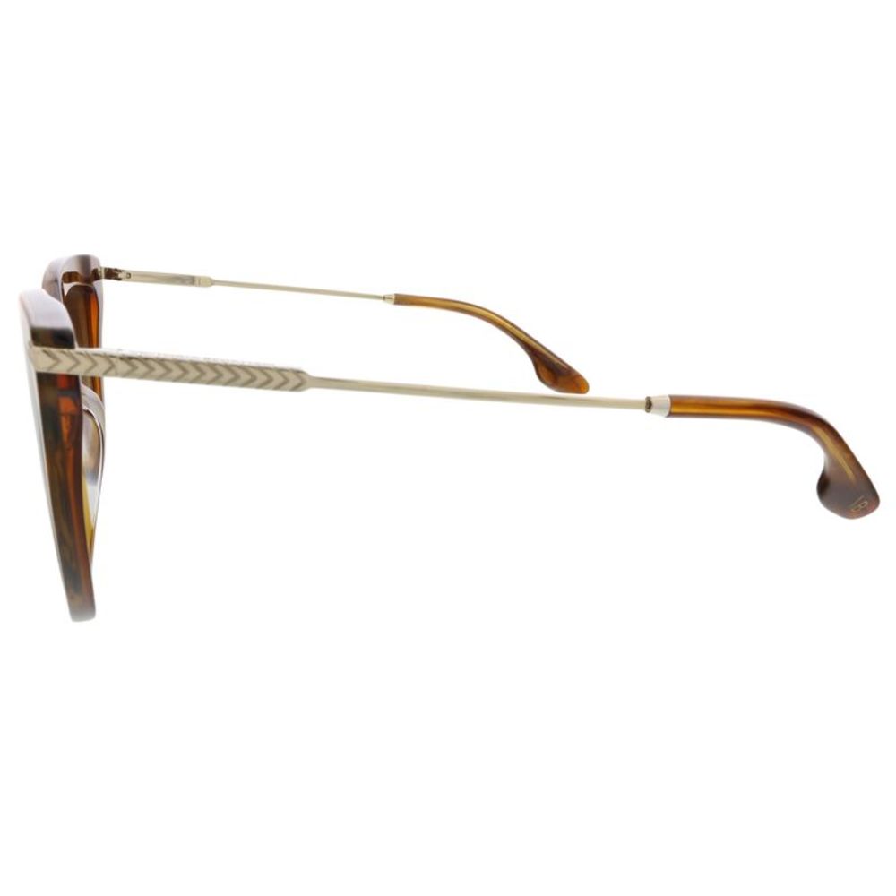 Victoria Beckham VB621S 44806 Caramel Pearl Classic Cateye Sunglasses - Picture 3 of 5